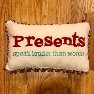 Holiday Accent Pillow NWT